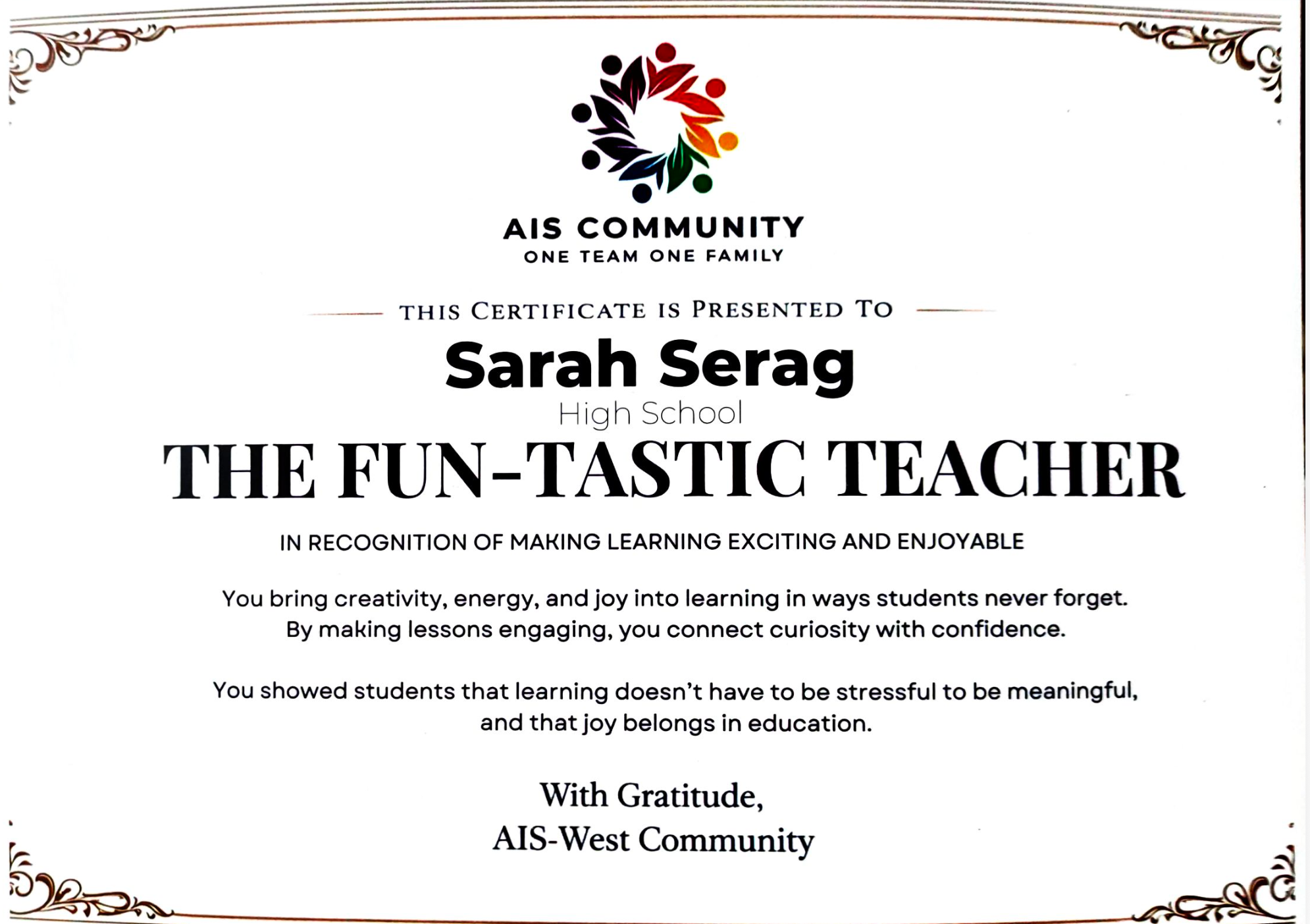 The Fun-Tastic Teacher