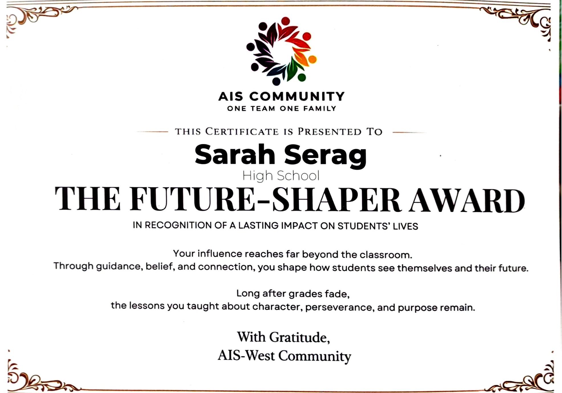 The Future-Shaper Award