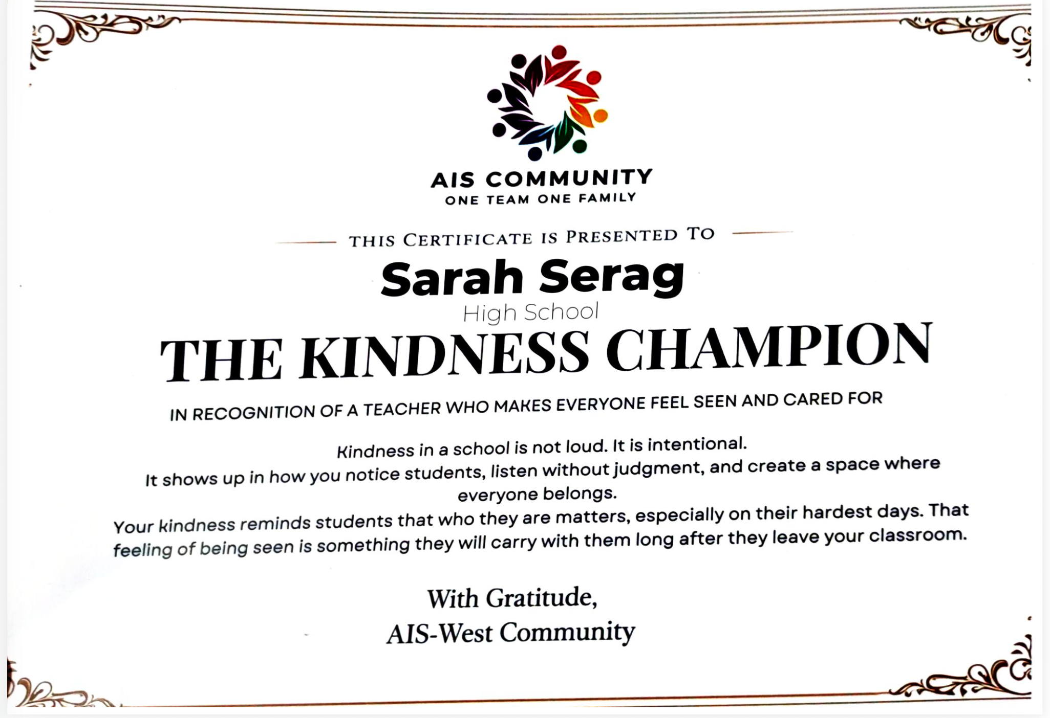 The Kindness Champion