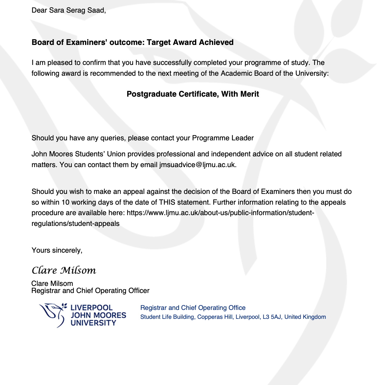 PGCE in Education — With Merit